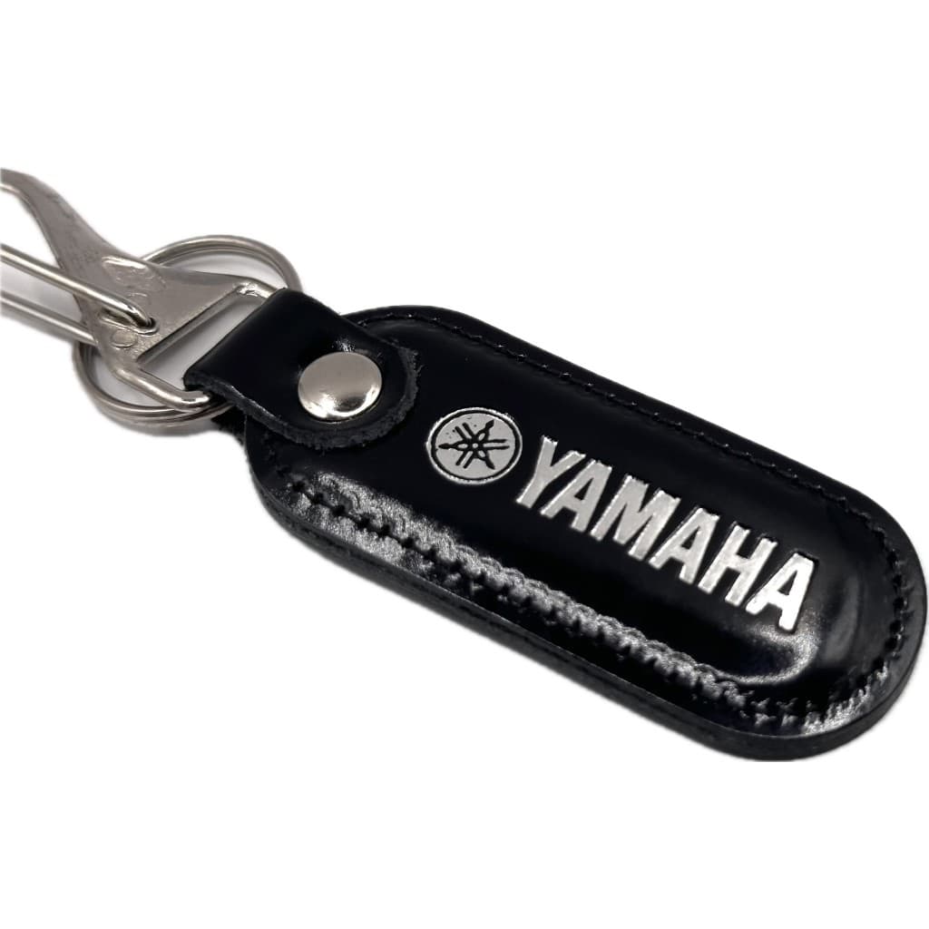 Chaveiro Moto Yamaha Mosquetão Couro 1°Linha.