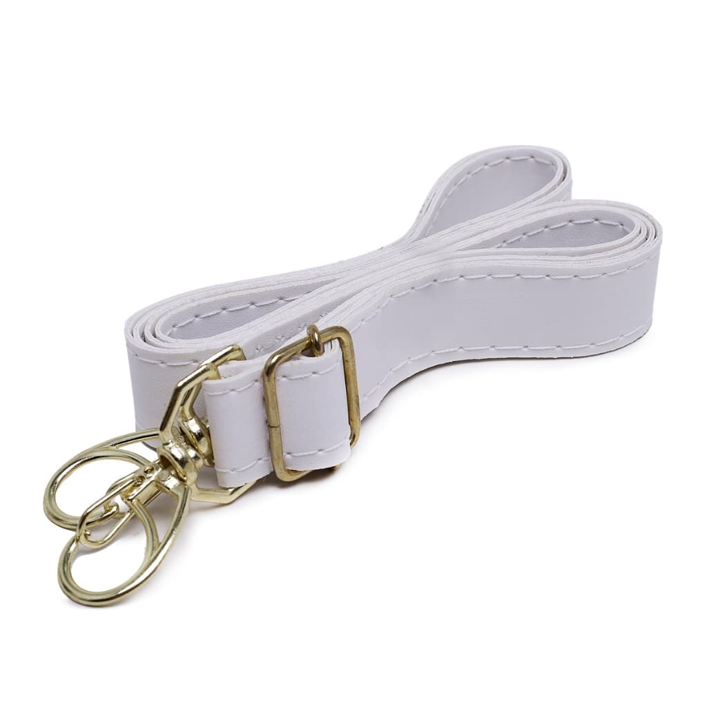 Alça Transversal para Bolsa de Lado Couro Sintético Dublado Ferragem Resistente