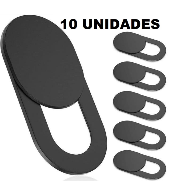 Kit 6/12/20 Protetor Tampa Câmera Webcam Anti-espião Notbook Celular Tablet