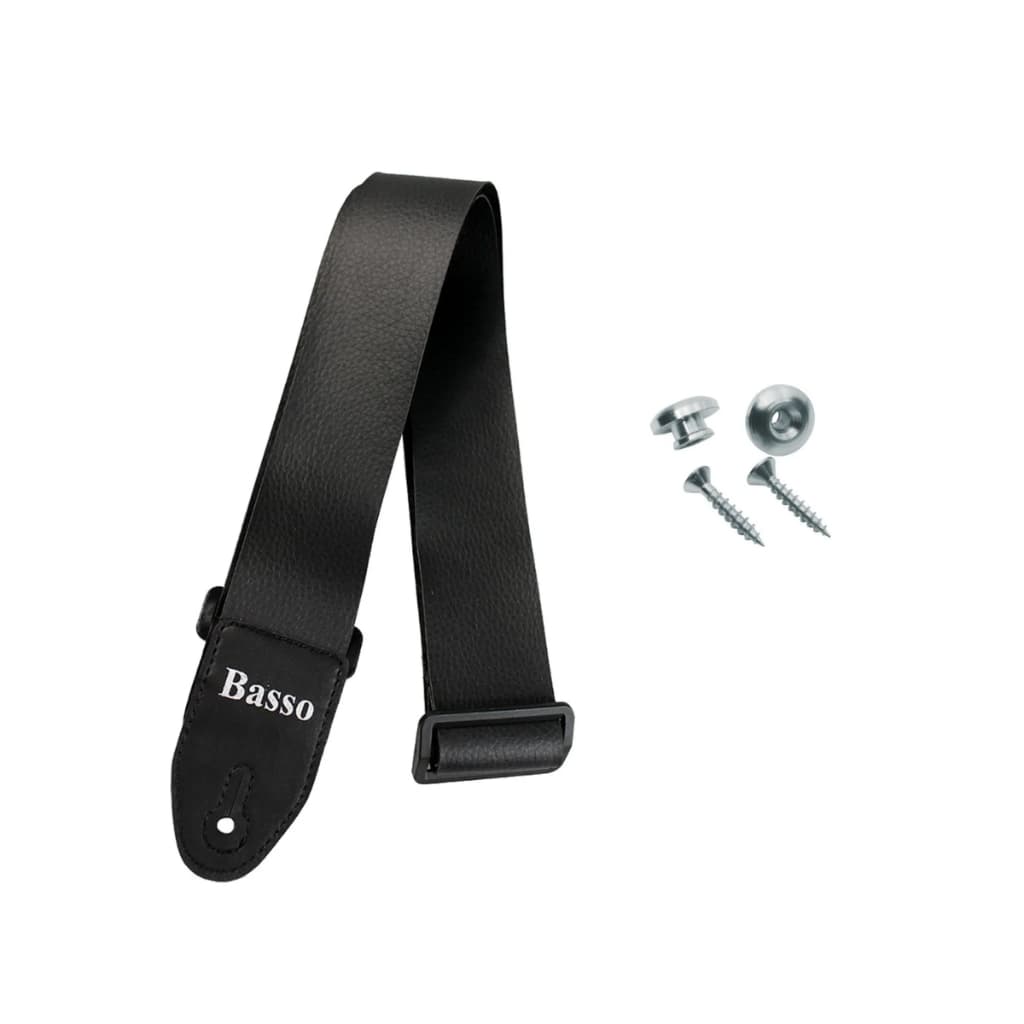 Correia P/ Violão Guitarra e Contra Baixo Basso NY01 + Par de roldanas