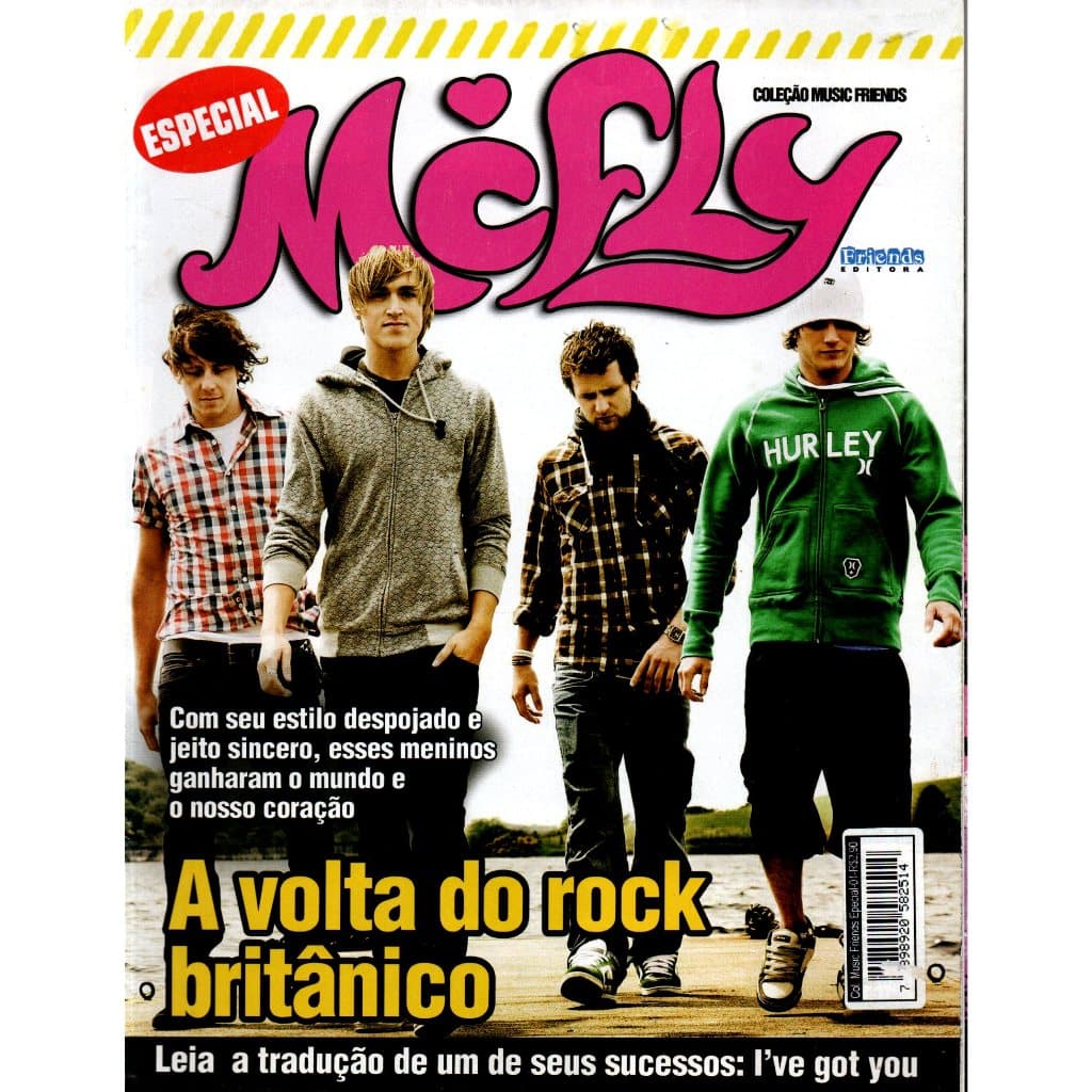 Revista Pôster Especial Mc Fly