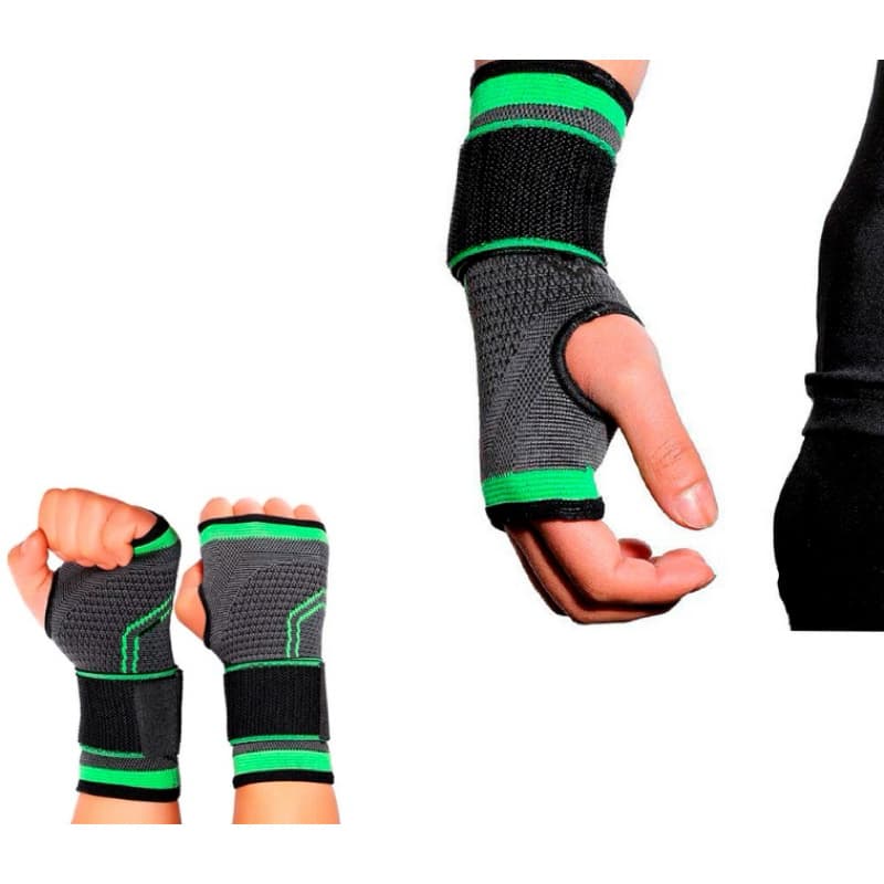 Kit 2 Munhequeira Protetor de Punho Profissional Articulação