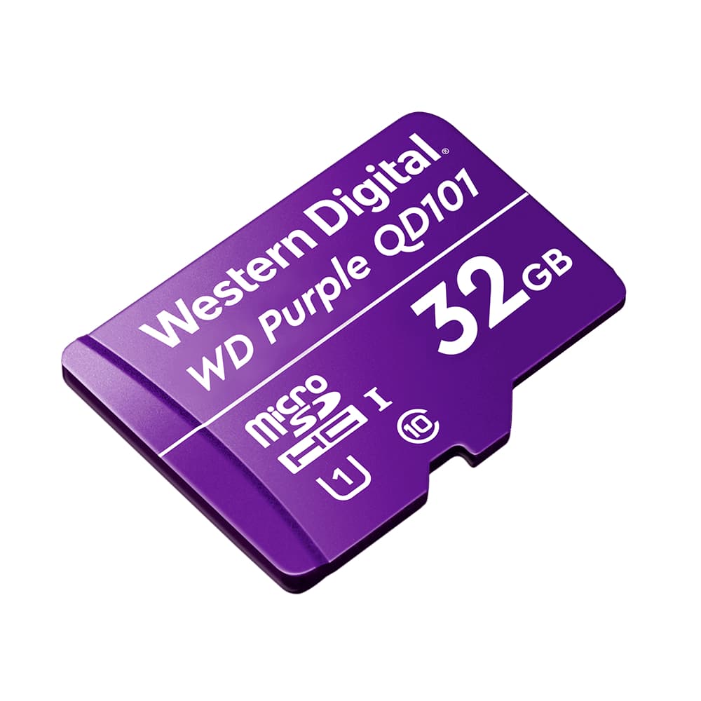 Cartão De Memória Micro SD Western Digital Intelbras Purple 32GB P/ Segurança Eletrônica Envio Full