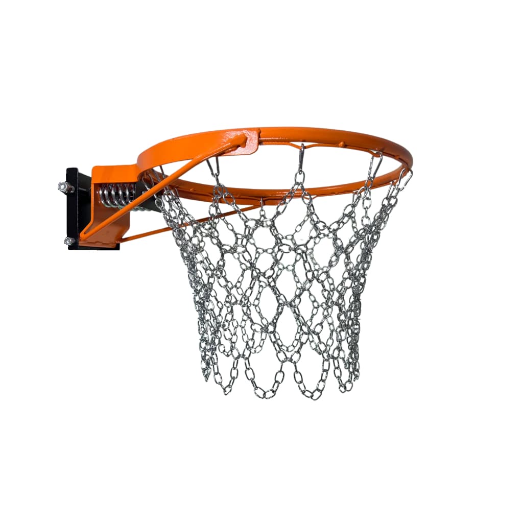 Aro De Basquete Oficial Retrátil com Molas E Rede Corrente Aço