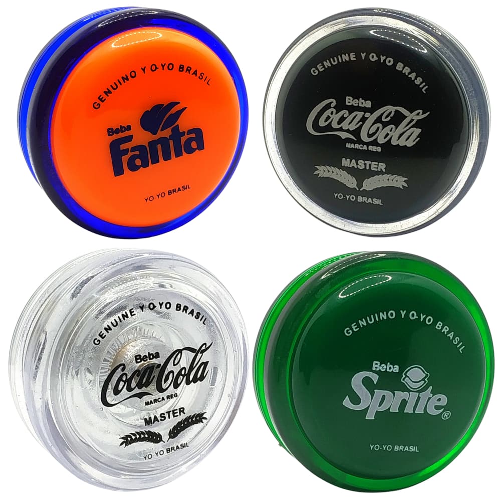 Ioiô Profissional l Retrô yoyo de eixo fixo modelo profissional (ioio,champion,york) kit 4 unidades