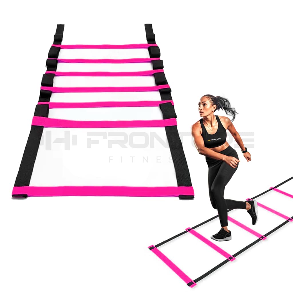 Escada De Agilidade ROSA Exercicios Preparação Física Futebol Treino Funcional Fitness