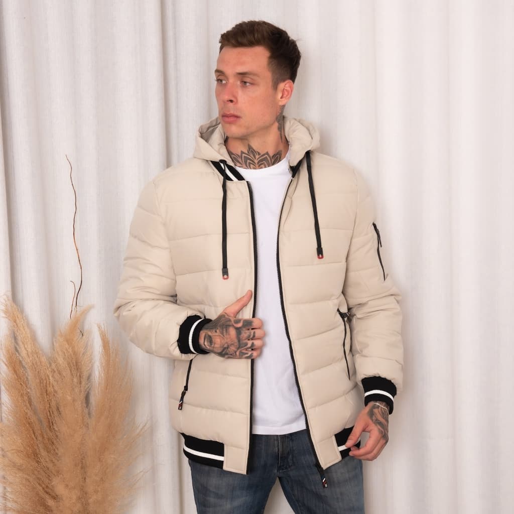 bobojaco jaqueta masculino moda com capuz novo jovem continue quente aquecido corta vento