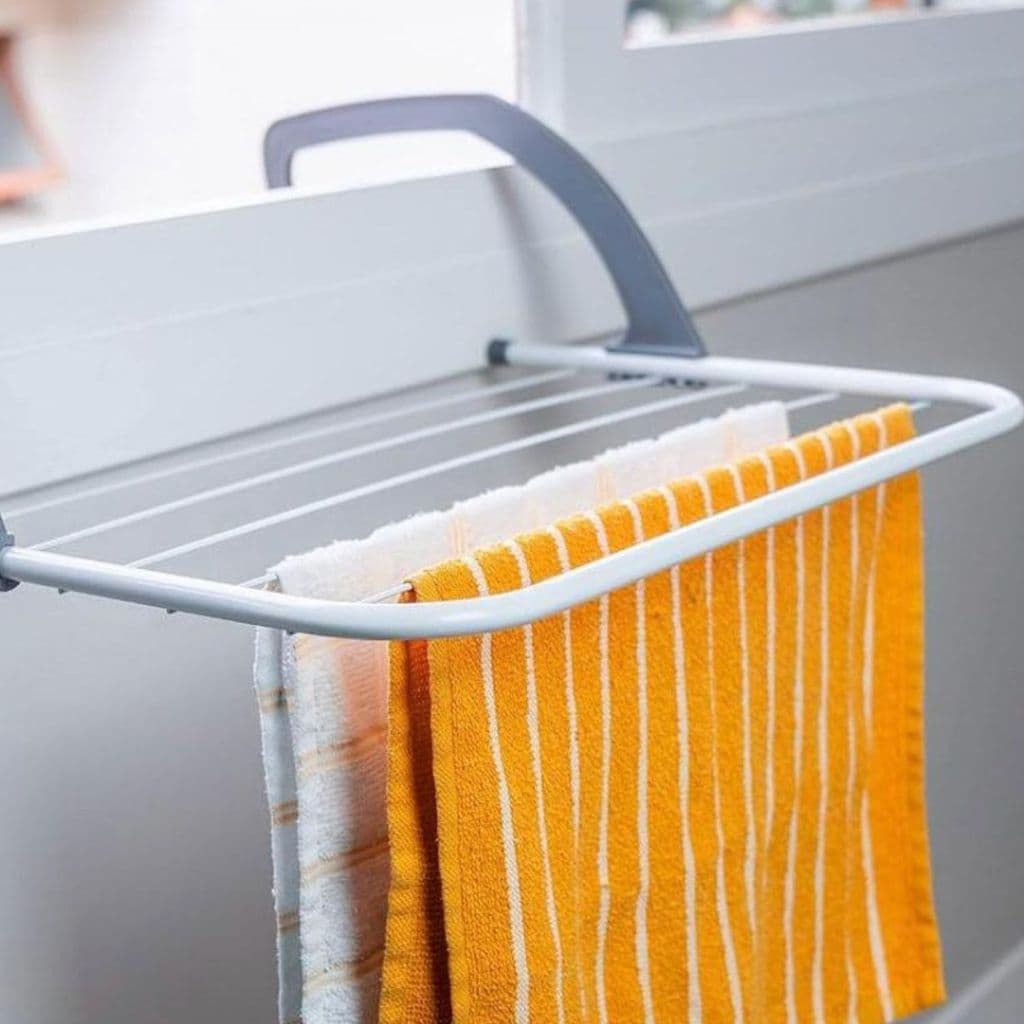 Varal Portátil Para Apartamento Secador De Roupas Prático e Retrátil Para Janela e Parede