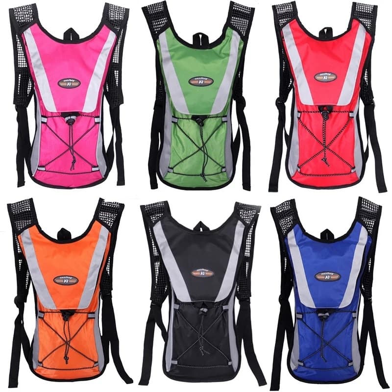 Mochila De Hidratação Bicicleta Camping Trilha Bolsa Ciclismo Bike Refil 2 Litros