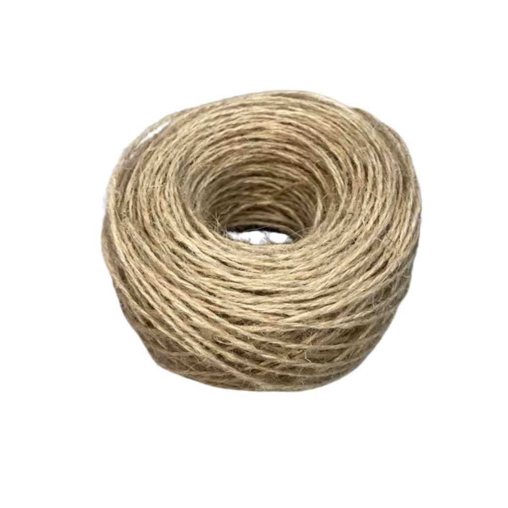 Fio de Juta Rolo 100 metros 1,5mm Corda Cordão