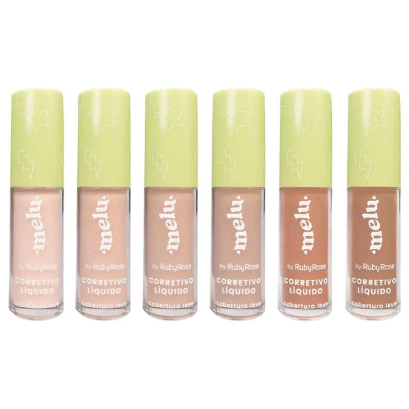 Corretivo Líquido Melu by Ruby Rose Cobertura Leve HB8104