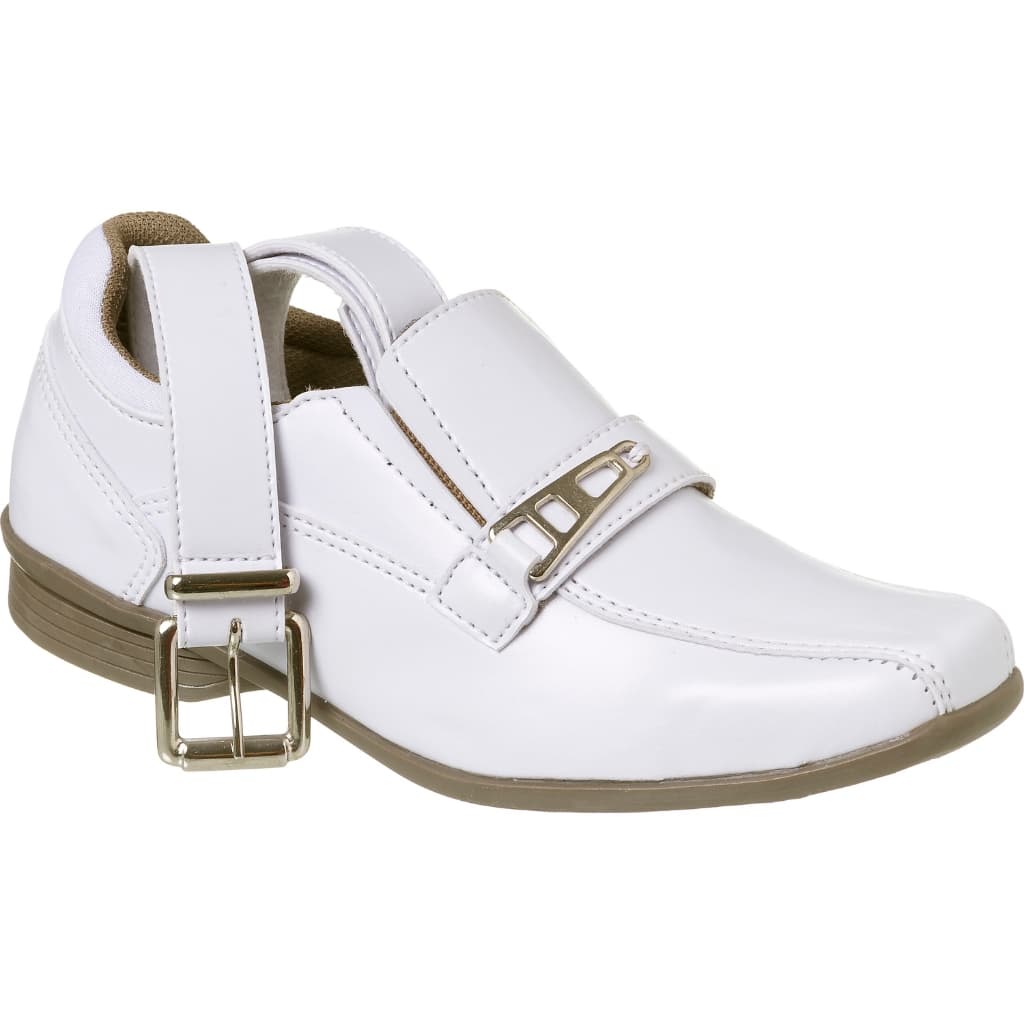 Sapato Social Infantil Menino Confortável - Formatura, Batizado e Eventos - Inclui Cinto