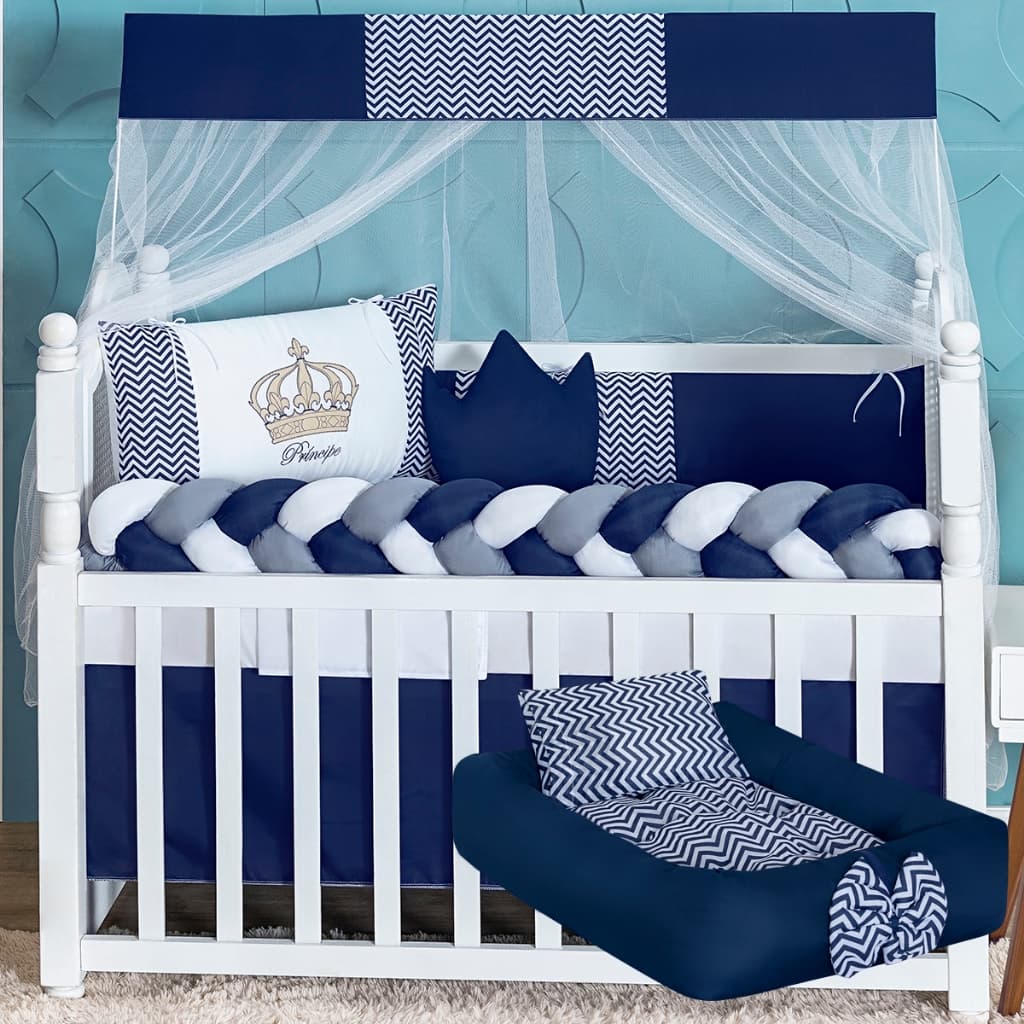 Kit 15 peças Berço + Ninho Redutor para bebê- Vários Modelos