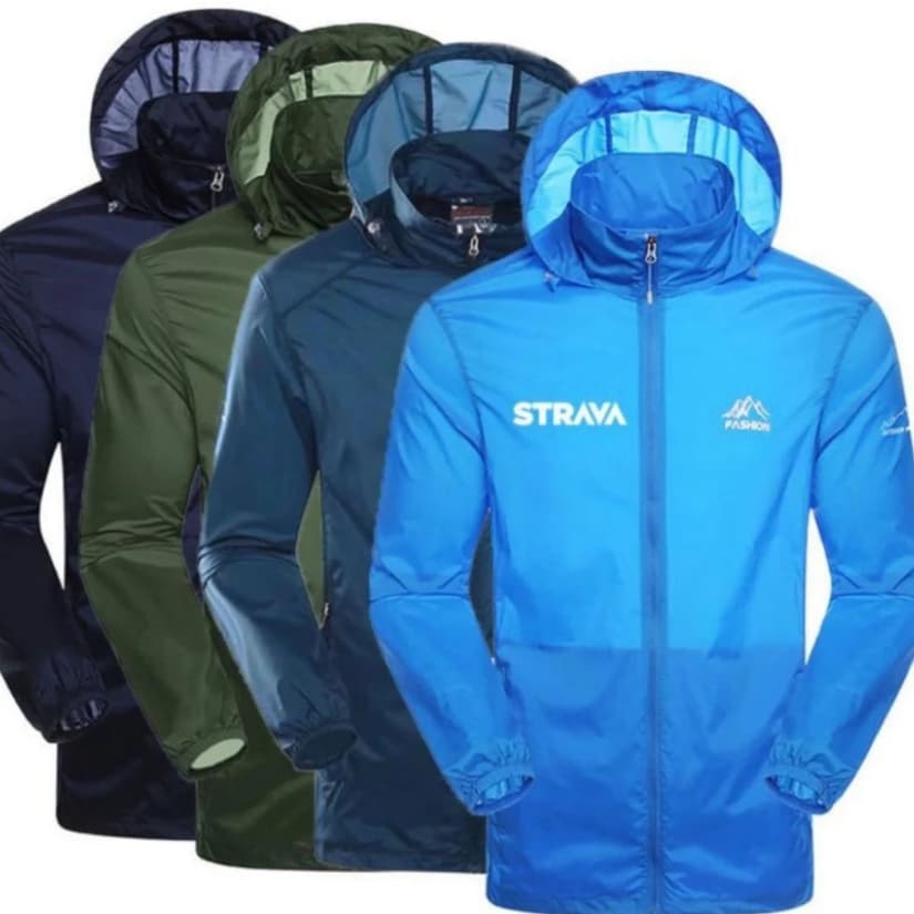 Jaqueta Corta Vento Ciclismo Unissex Impermeável, Strava, Mtb/Speed!!