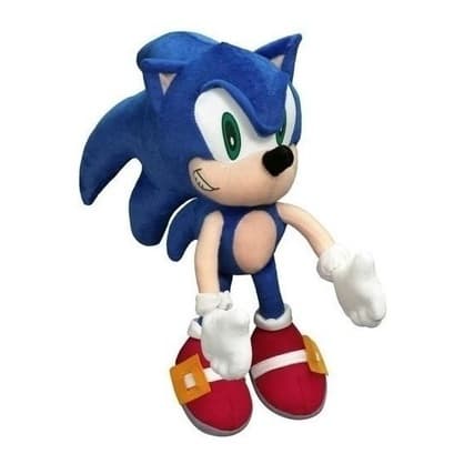 Boneco Pelúcia Sonic Gamer Original 50cm Grande Envio Imediato Lançamento