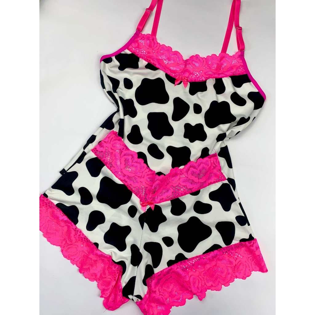 Baby Doll Pijama Feminino Estampado Fresquinho Microfibra Short Doll Confortável Roupa de Dormir