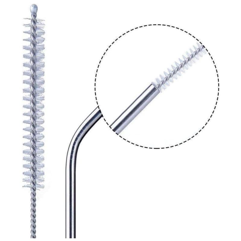 Escova Flexível Limpeza Canudo Inox Ecológico-envio imediato