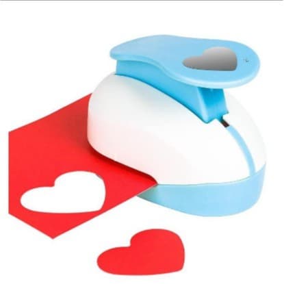 Furador Coração Artesanal Eva/papel Make +