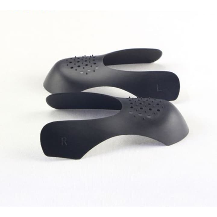 Par de Protetor Ponteira Anti Dobra Desgaste Para Tênis Suporte Universal Plástico Vinco Crease Kit