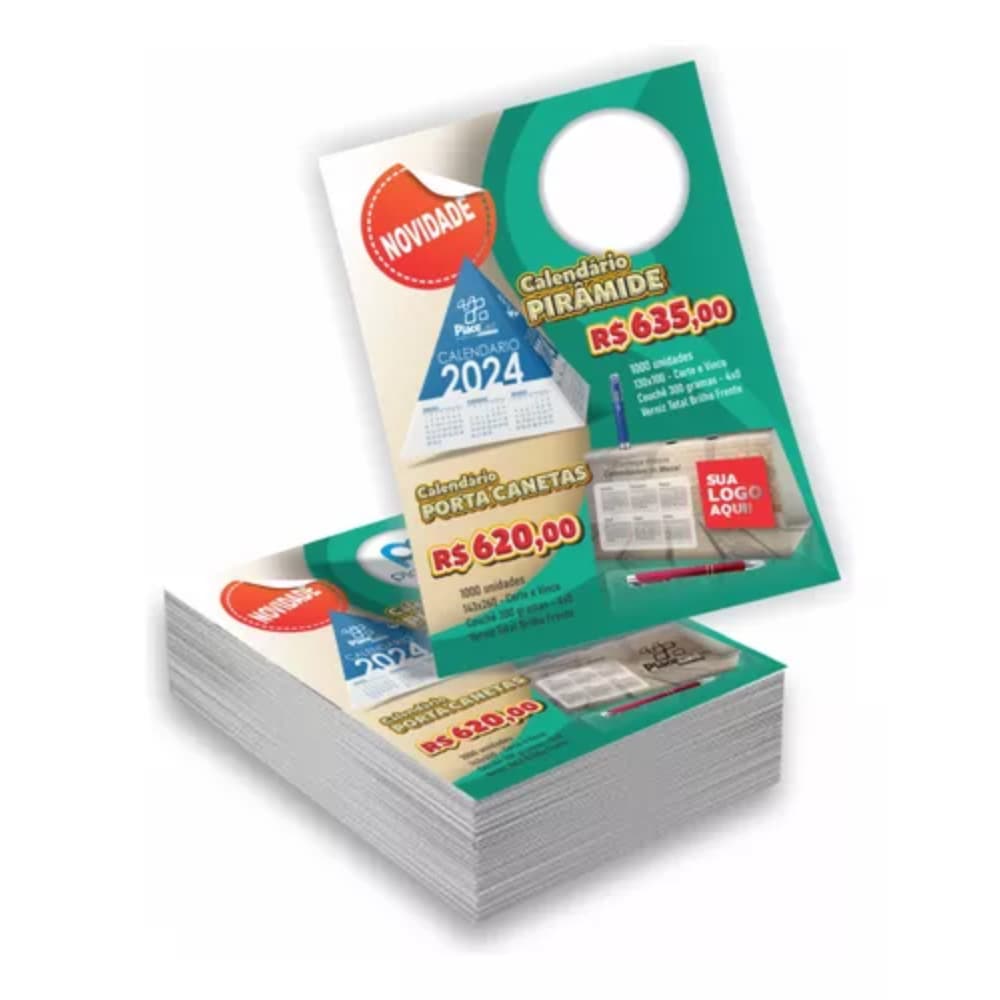 FOLHETO 10X14 - 90 GRAMAS -  COLORIDO - FRENTE/VERSO  - 2500 UNIDADES