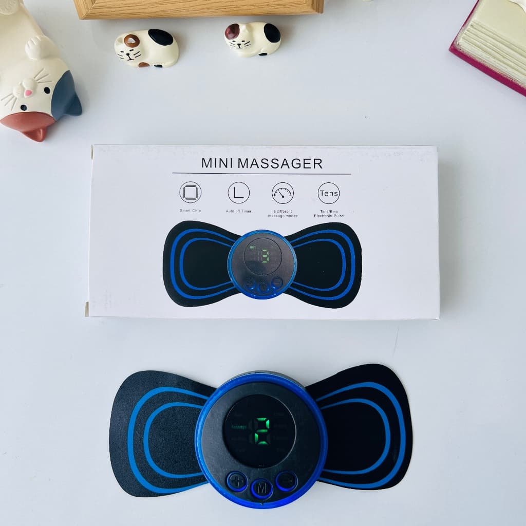 Mini Massageador de Cervical Elétrico Portátil Alivia Dores Corpo Pescoço