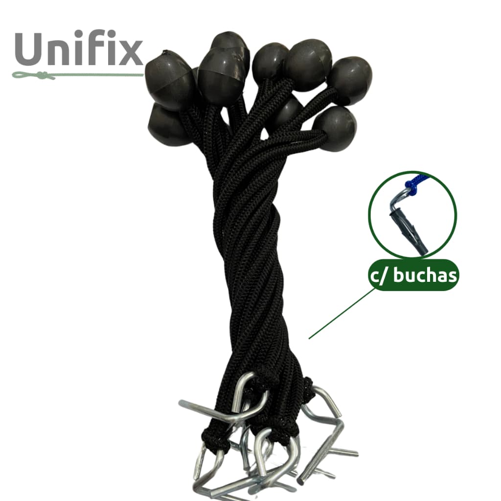 10 Elasticos Estica Lona de Piscina (Cordinha Elástica para Lona de Piscina, segurança e limpeza)