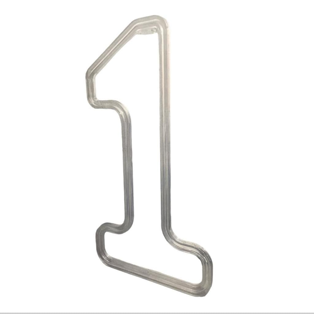 Painel Decorativo de Números Unitários De 0 A 9 P/ Aplicar Led Neon (NÃO ACOMPANHA O LED )