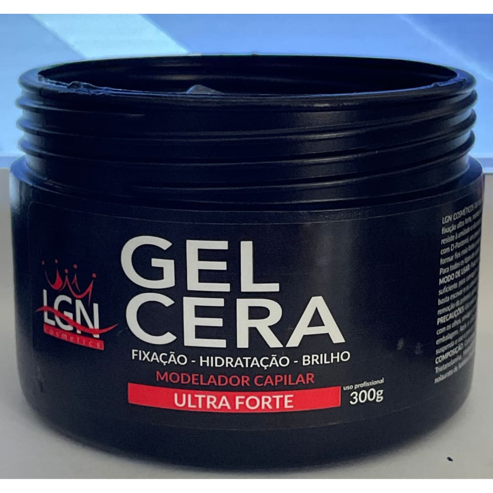 Gel Cera Ultra Fixação para modelar e baby hair 300g - LGN Barber