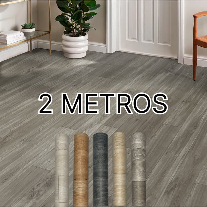 Adesivo Para Piso, Vinílico, Imita Laminado De Madeira, Resistente, Lavável Piso Autocolante 2mx61cm