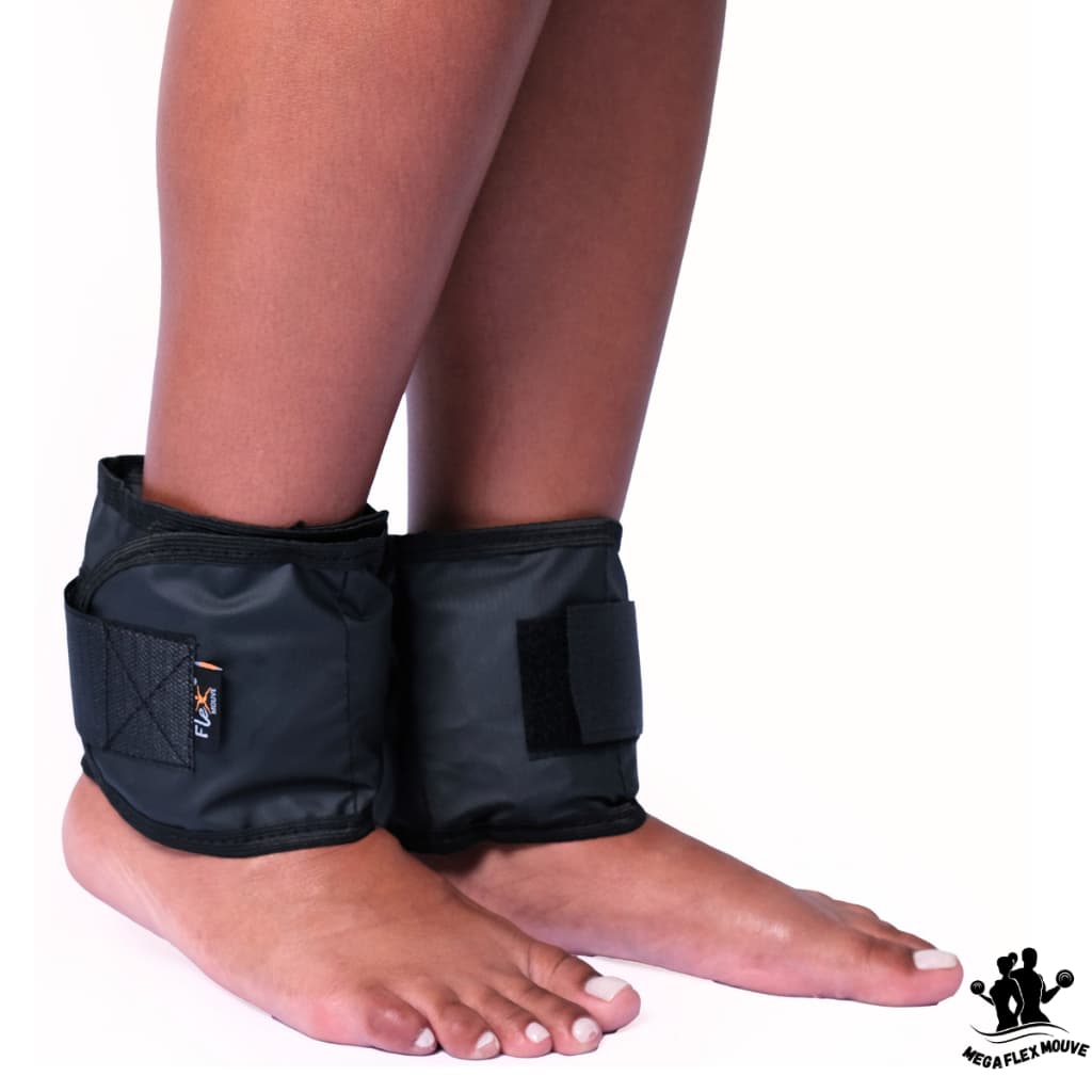 Caneleira Com Peso 2kg Par Tornozeleira Peso Treino Exercício Crossfit Fitness Academia Musculação