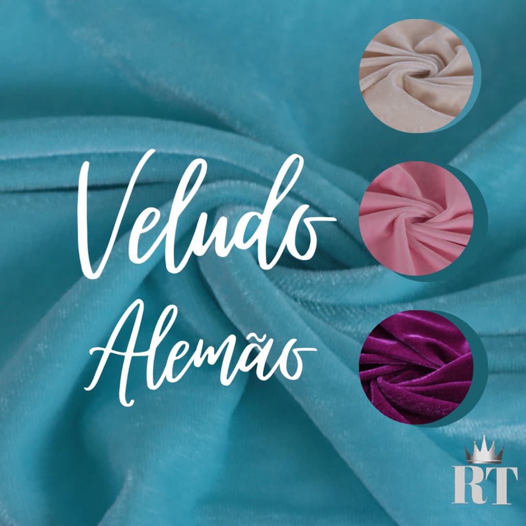 1 Metro De Tecido Veludo Alemão (1m x 1,50)