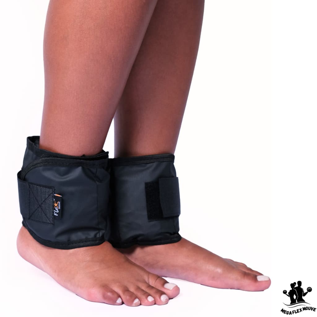 Caneleira Com Peso 1kg Par Tornozeleira Peso Treino Exercício Crossfit Fitness Academia Musculação Par ou Unidade