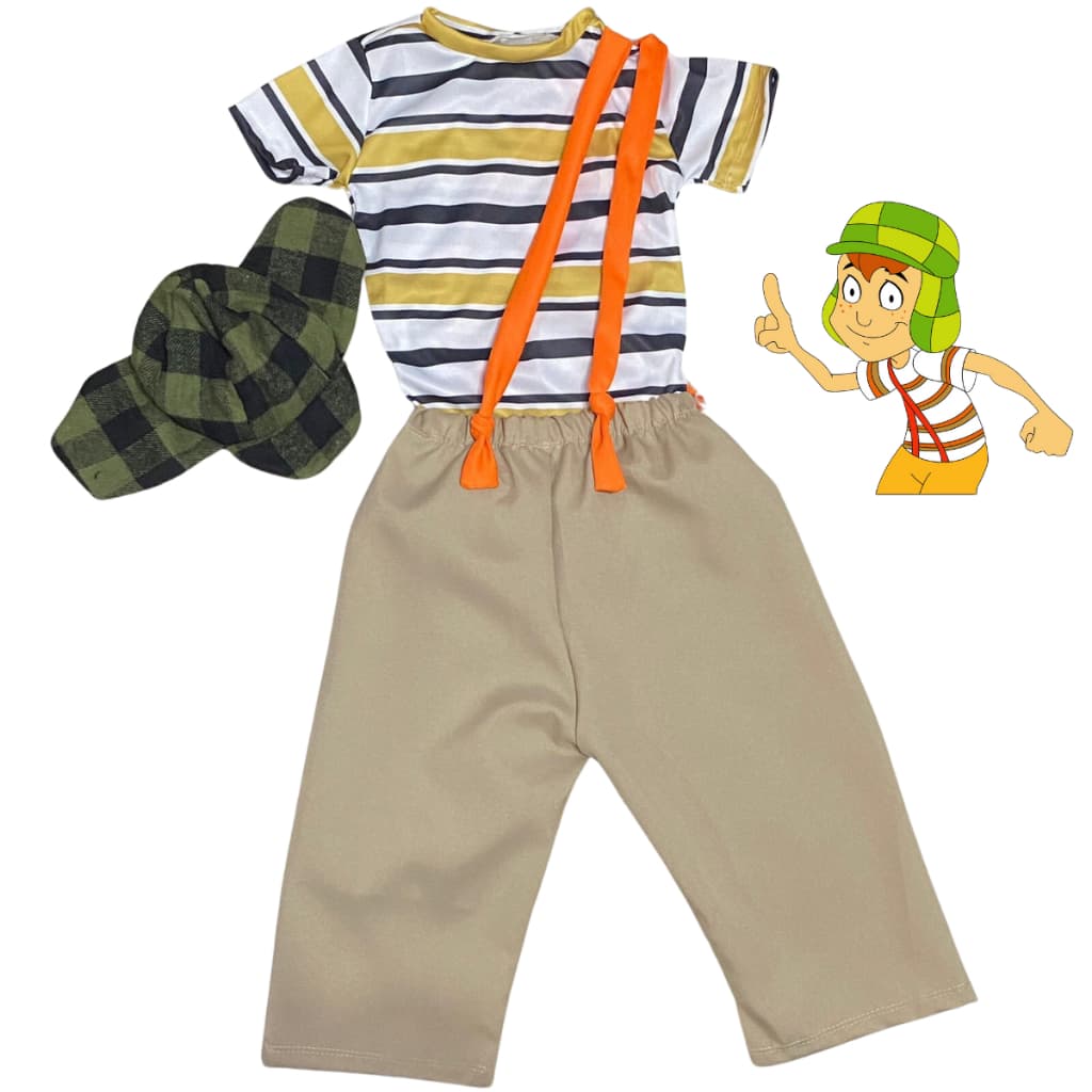 Fantasia Infantil Turma Chaves Kiko Chiquinha Envio Já
