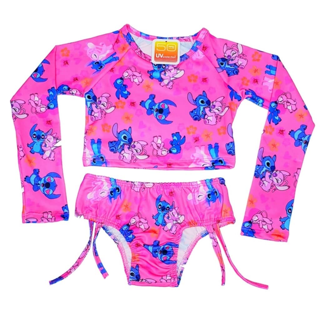 Biquíni cropped praia/piscina - infantil/juvenil