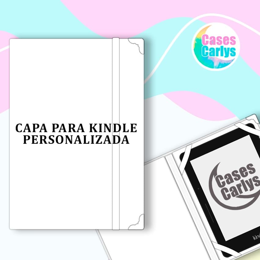 Capa para Kindle - Personalizada - Estilo livro