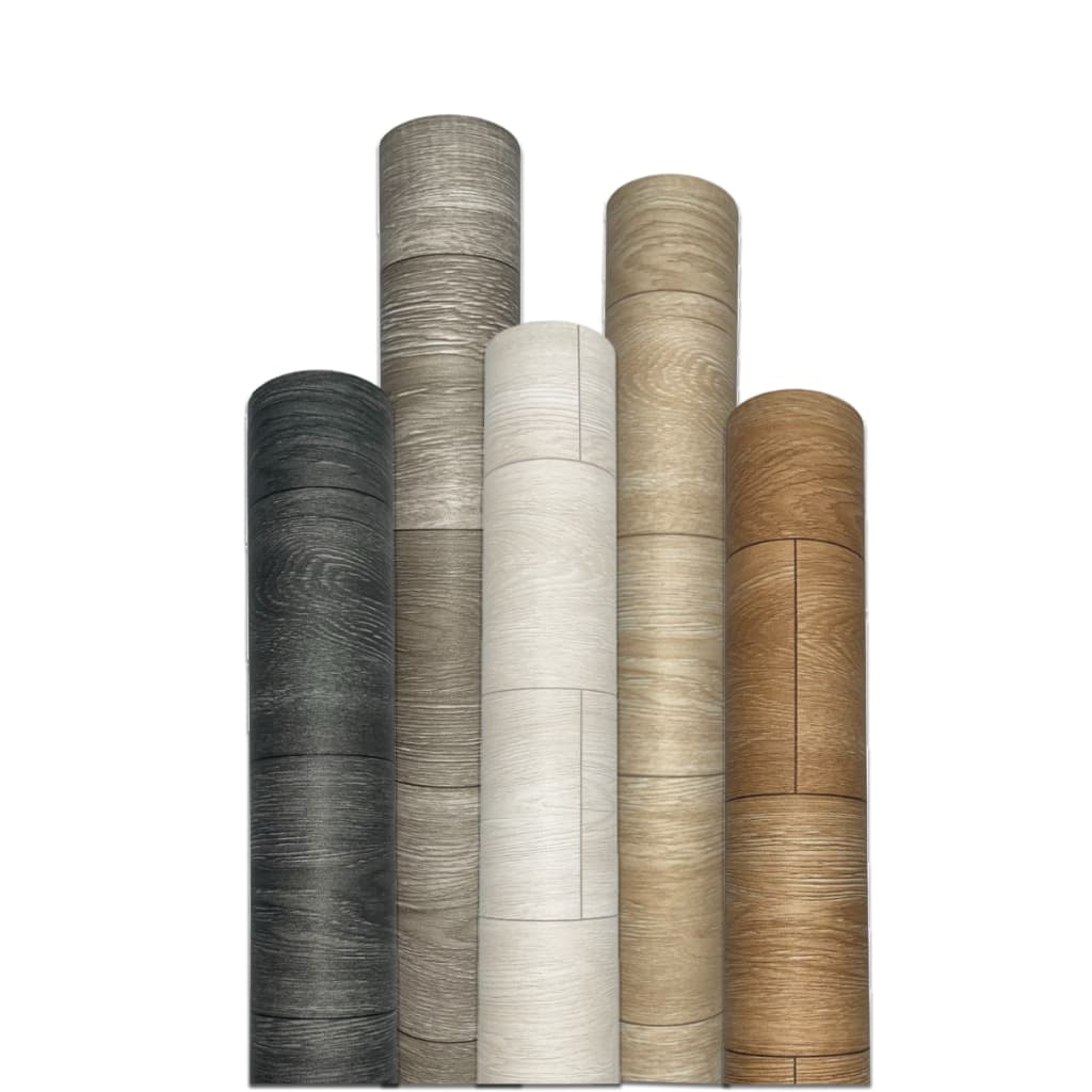 Adesivo De Piso Autocolante Vinílico, 1mx61cm, Lavável, Imita Laminado De Madeira, Próprio Para Chão