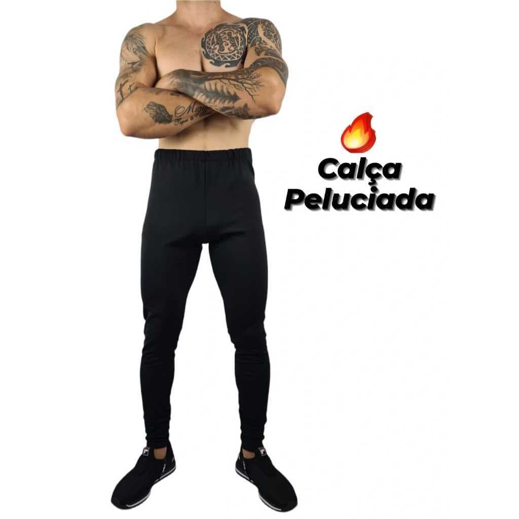 Calça Leg Masculina/Unissex Térmica  Inverno Frio Intenso Peluciada Segunda Pele Grossa