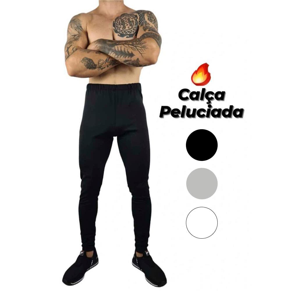 Calça Leg Masculina/Unissex Térmica  Inverno Frio Intenso Peluciada Segunda Pele Grossa