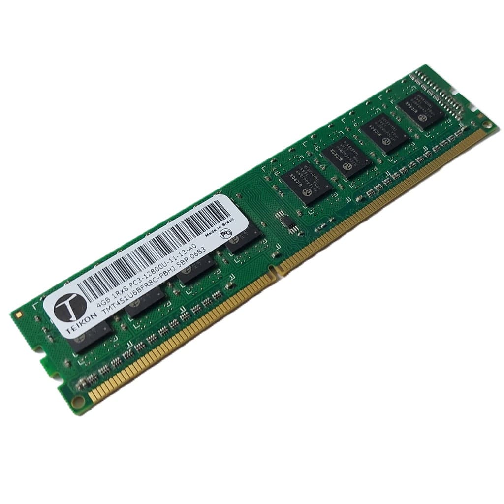 Memória RAM 4GB DDR3 12800 MHz Computador PC Desktop