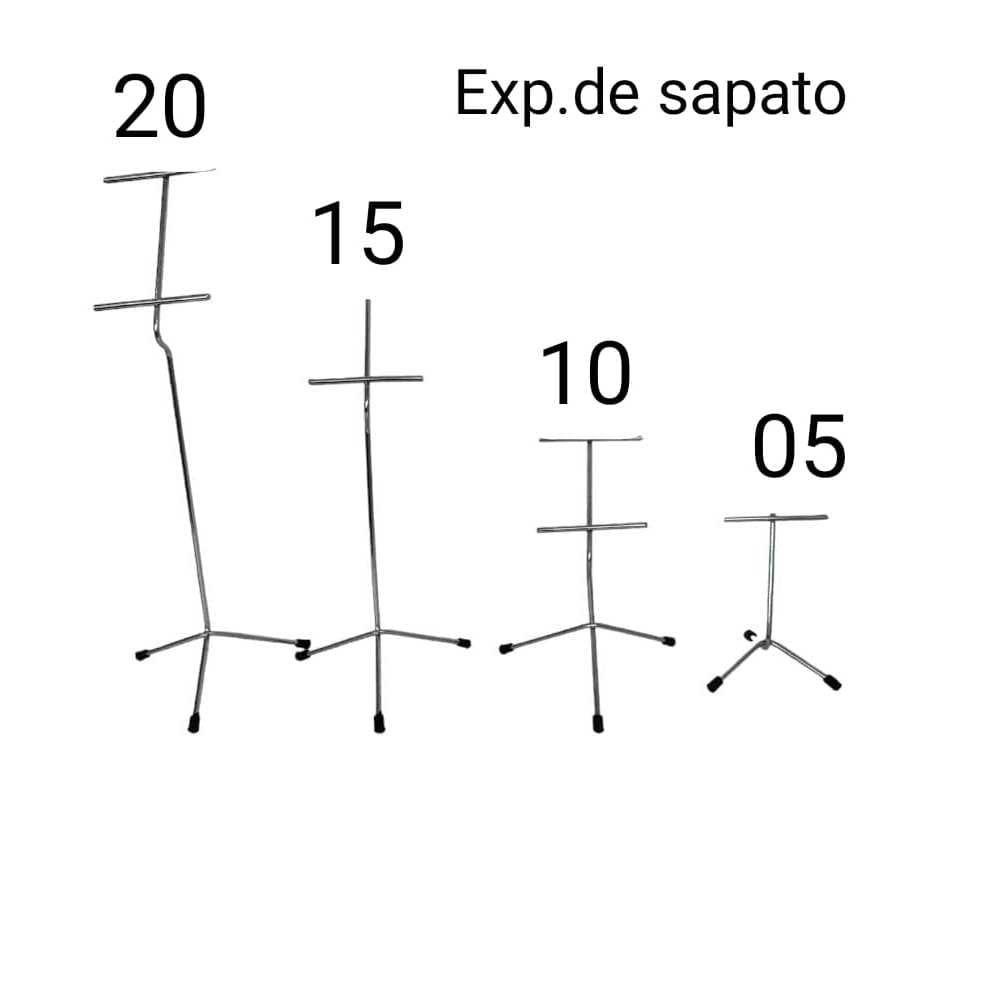 Expositor de Sapato / calçados - Pé de Galinha - (Kit com 05 unidades)