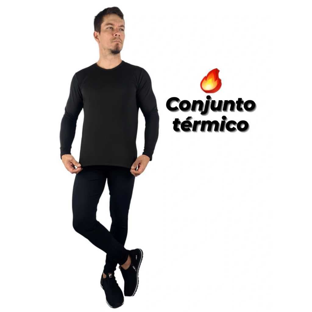 Conjunto Térmico Masculino/unissex Frio Intenso Extreme Calça + Blusa Flanelada