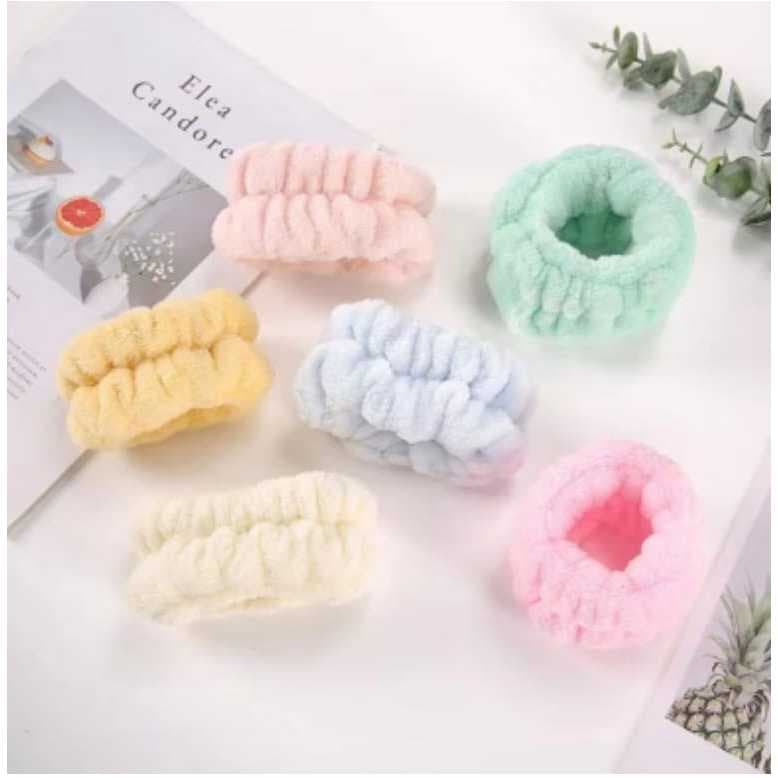 1 par faixa de pulso de lavagem facial pulseira anti gotas punho molhado ciclismo  KL-001