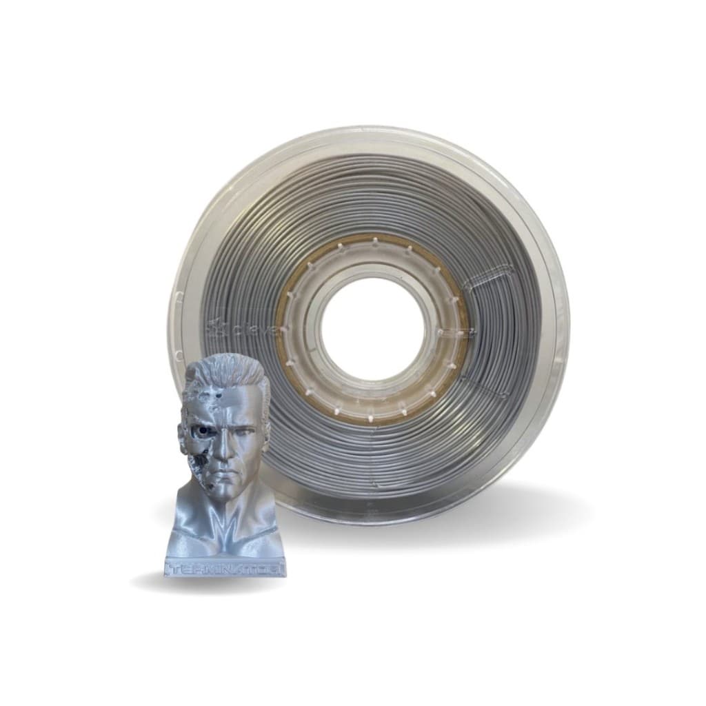 PLA Silk Silver Prata | 1,75mm | 1 Kg | Cliever