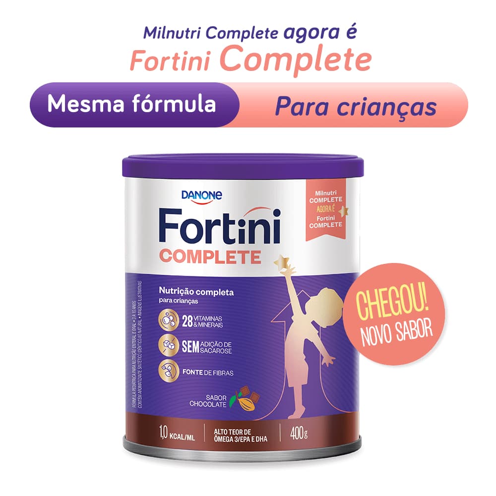 Suplemento Alimentar Fortini Complete Danone Chocolate 400G