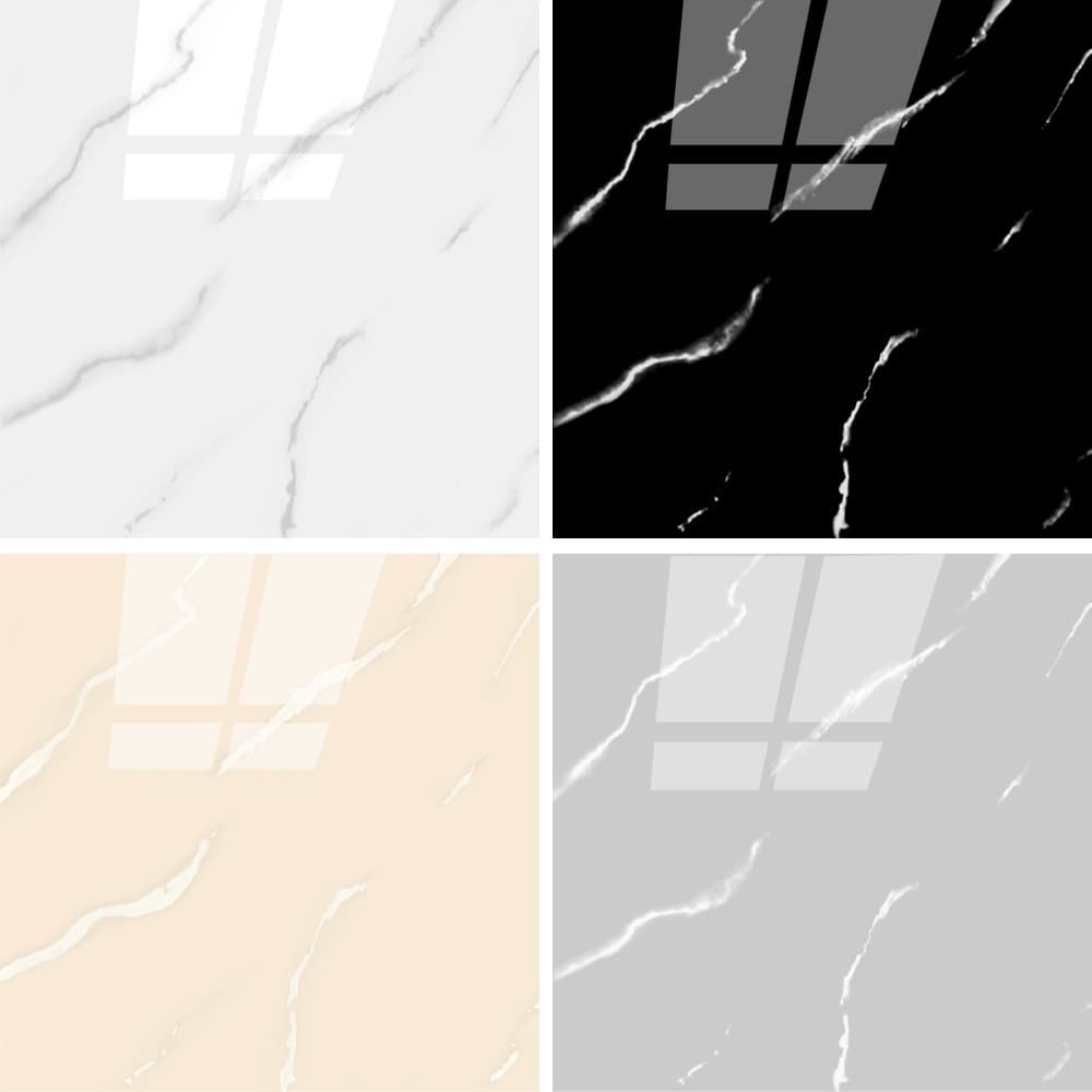 KIT COM 10 PLACAS MARMORE ADESIVAS ALTO BRILHO PAREDE E PISO