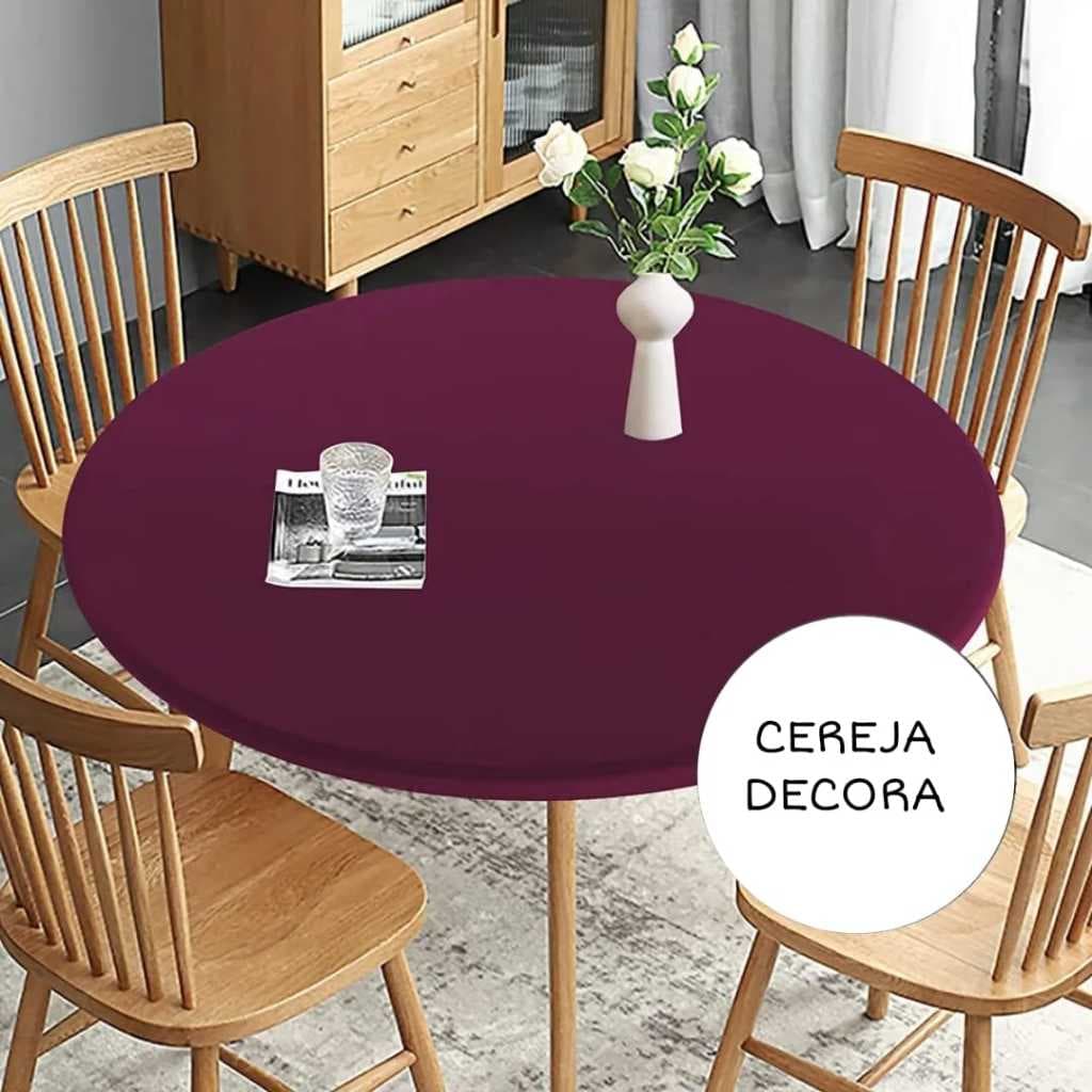 CAPA TOALHA DE MESA REDONDA ESTILO  EIFFEL COM ELÁSTICO VÁRIAS MEDIDAS - ENVIO RÁPIDO