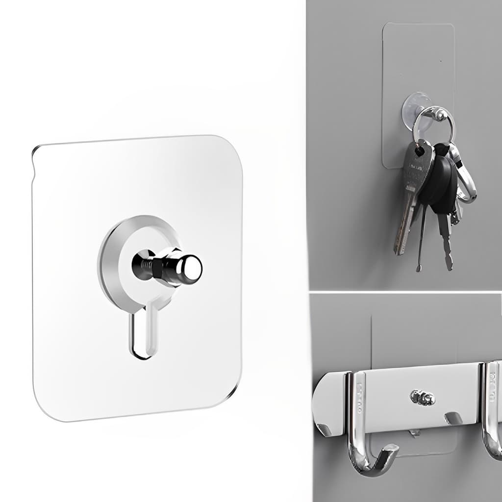 10 PÇS Gancho de Parede Adesivo Não Há Necessidade De Fazer Furos Multiuso Para Pendurar Quadros Utensílios De Cozinha Banheiros