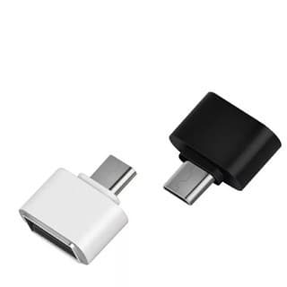 Adaptador OTG para entrada tipo C Micro USB pendrive no celular📲
