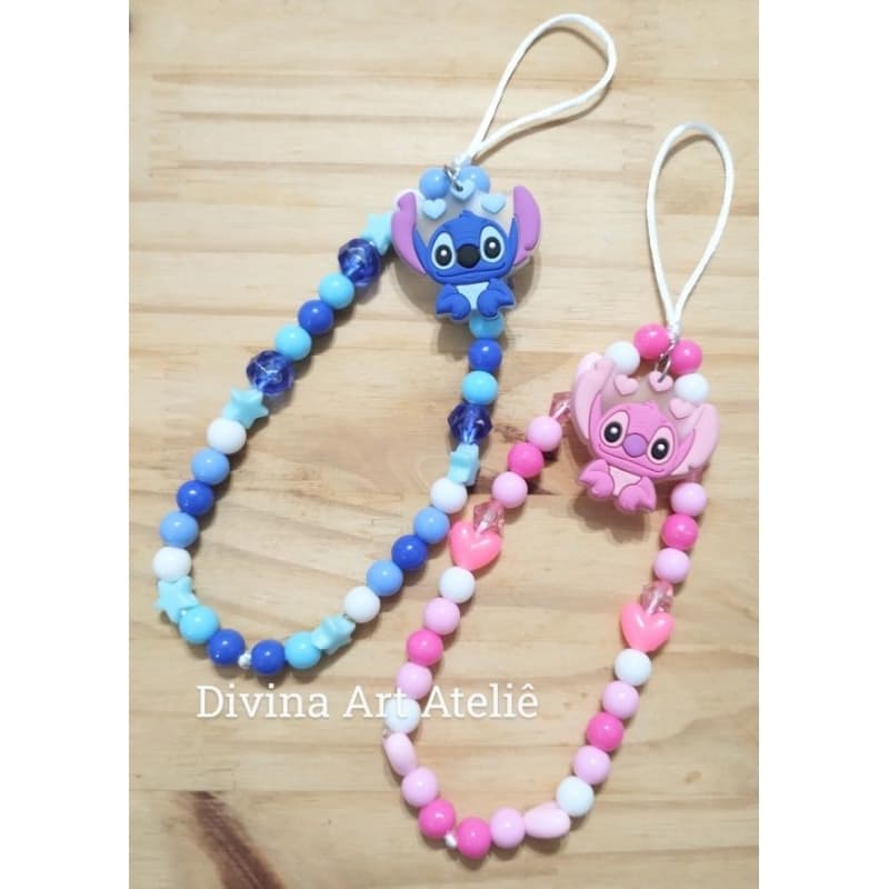 Strap phone do Stitch/ Angel ( alça para celular)