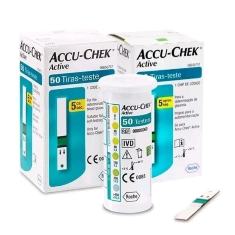 Kit  2x50 (100 TIRAS) ACCU CHEK ACTIVE